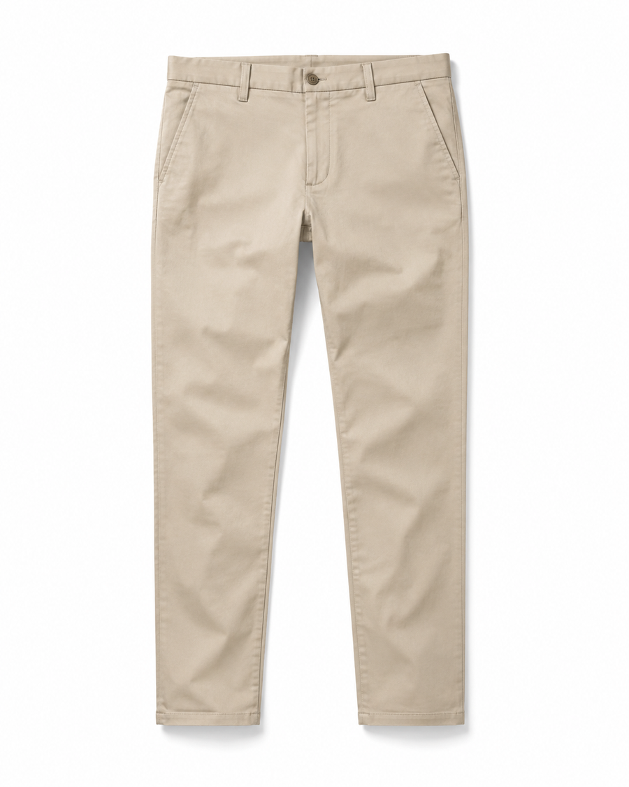 Classic Slim-Fit Chino Trousers – Men