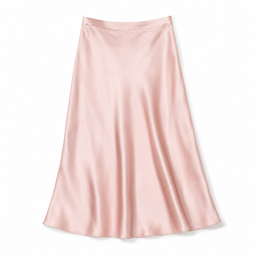 The Primrose Lustre Midi Skirt