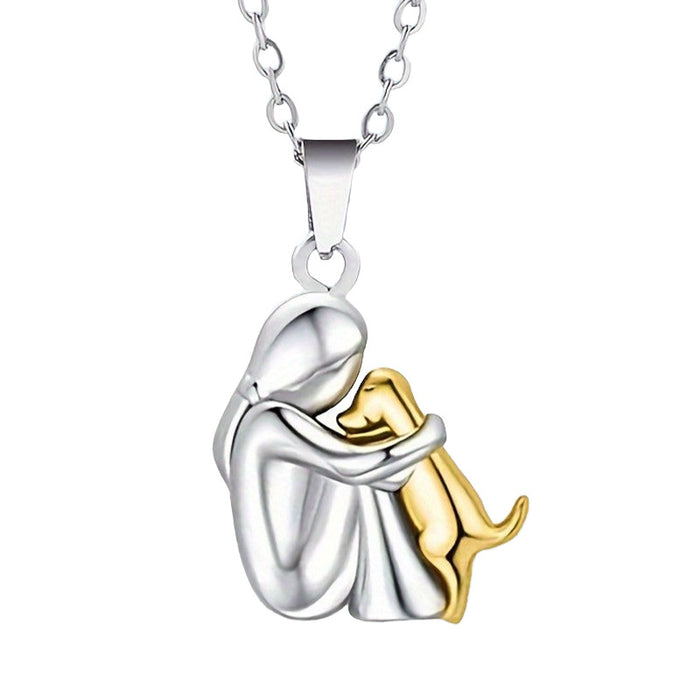The Greenwich Puppy Pendant Necklace